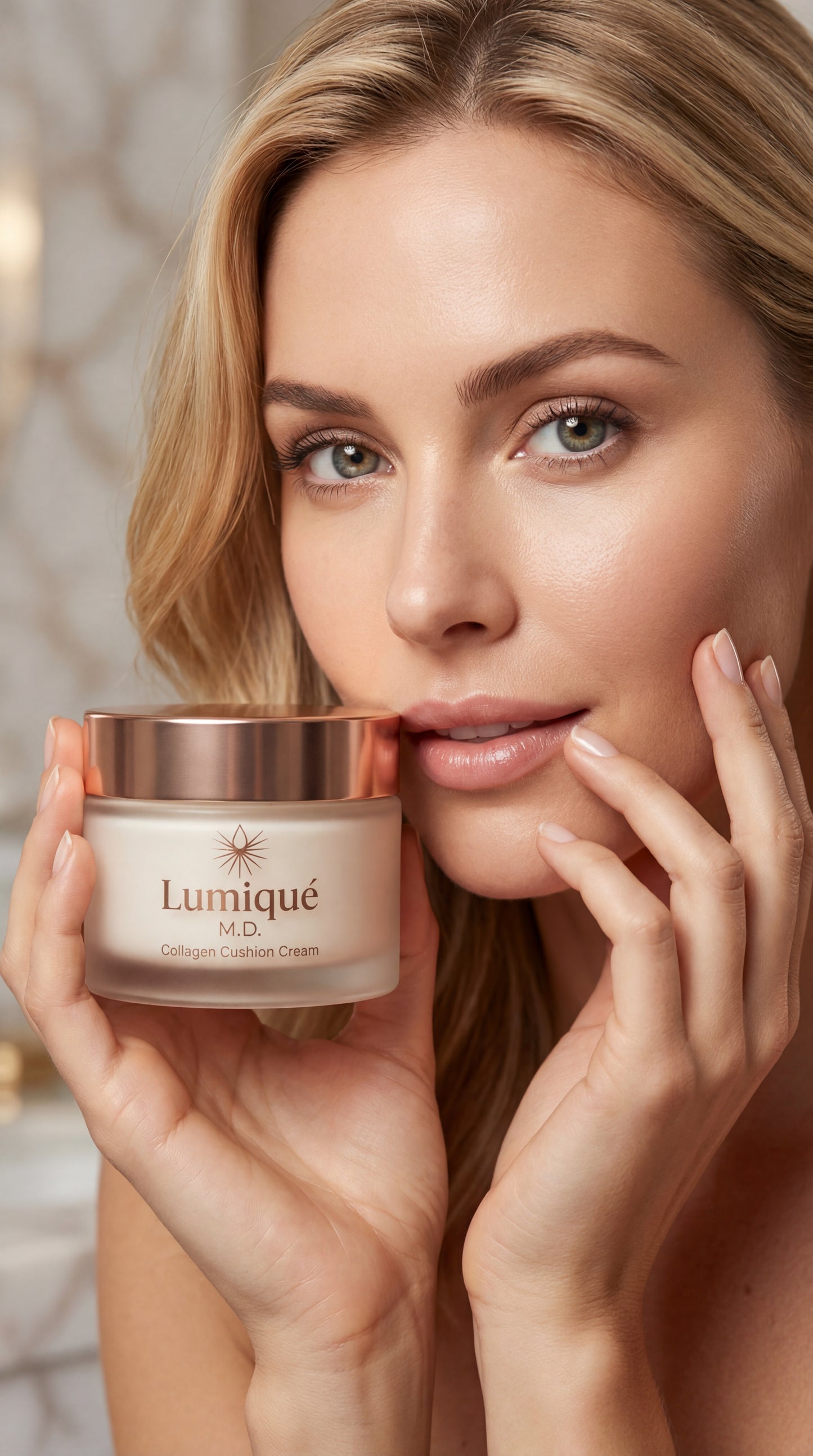 Lumiqué M.D. Collagen Cushion Cream | Barrier Repair Moisturizer